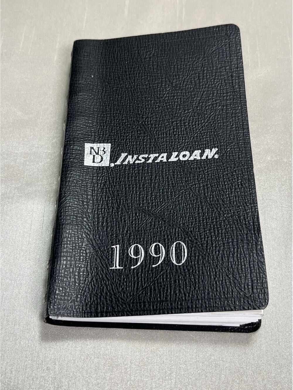 Promotional 1990 Day Planner INSTALOAN Bank Of DETROIT 4.5 X 7 Movie Prop New
